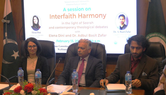 Participants sit during a multi-religious session at the National Rahmatul lil Aalameen Wa Khatamun Nabiyyin Authority (NRKNA) on February 15, 2025. — Facebook@nrkna.gov