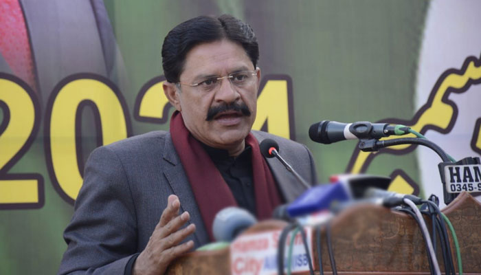 Pakistan Muslim League-Nawaz’s (PML-N’s) lawmaker Raja Khurram Nawaz addresses an event. — Facebook@RajaKhurramOfficial/File