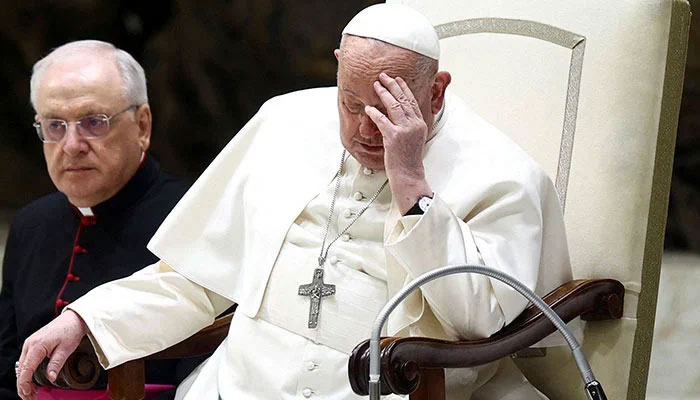 Pope Francis attends the weekly general audience, in Paul VI Audience Hall at the Vatican, February 12, 2025. — Reuters