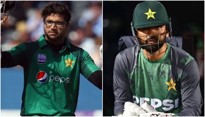 This combination of images shows Pakistans Imam-ul-Haq (left) and Fakhar Zaman. — AFP/Instagram@fakharzaman719/File
