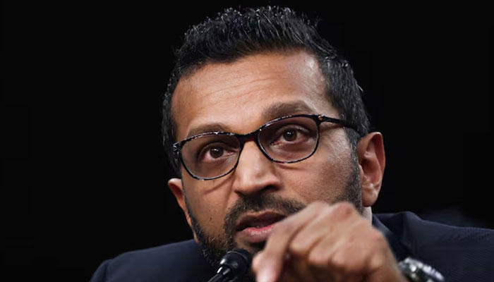 Kash Patel, US President Donald Trumps nominee to be director of the FBI, gestures as he testifies before a Senate Judiciary Committee confirmation hearing on Capitol Hill in Washington, US, January 30, 2025. — Reuters