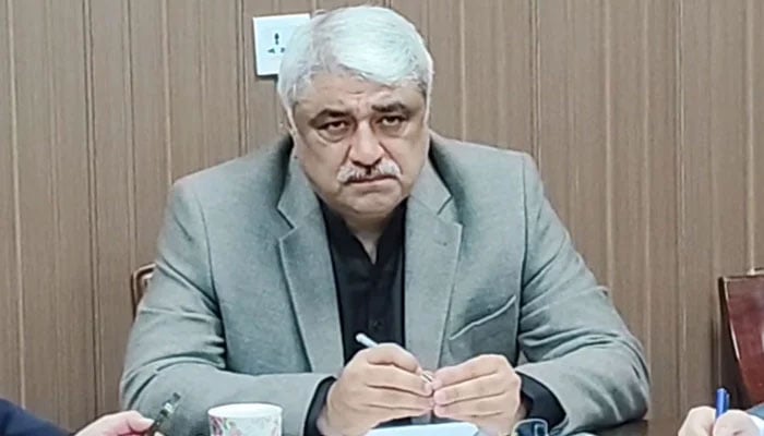 Punjab Health Minister Khawaja Salman Rafique presides over a meeting at Children’s Hospital Lahore on January 22, 2025. — Screengrab via Facebook@SalmanRafiquePK