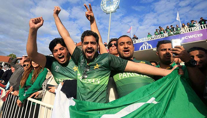 Pakistan cricket fans react during the 2019 Cricket World Cup. — AFP/File