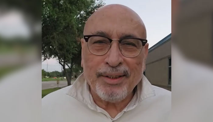 Former Pakistan Test cricketer Jalaluddin speaks in a video message on September 8, 2024. — screengrab via Facebook@JalalUddin