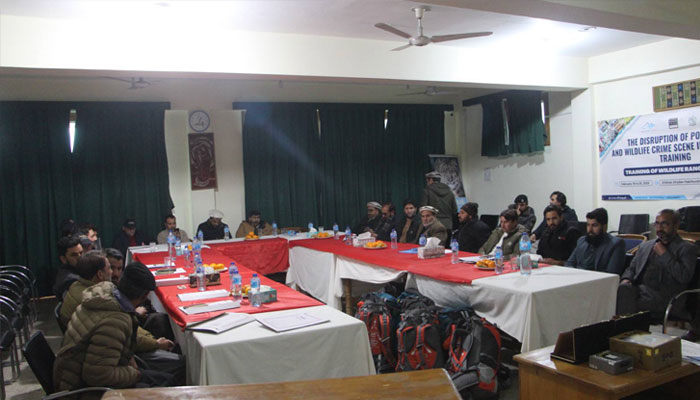 Participants at the three-day Training on Disruption of Poaching and Wildlife Crime Scene Investigation in Chitral. — Facebook@slfpak/File