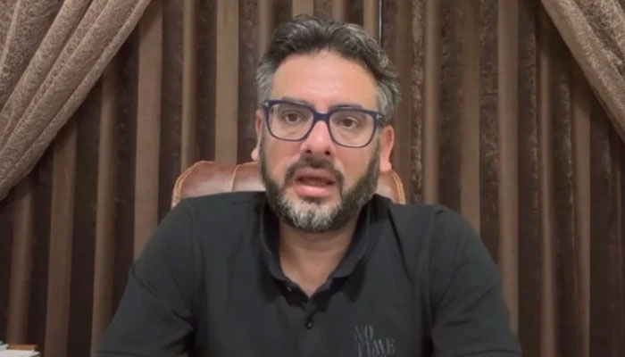 Advisor to the Chief Minister for Finance and Inter-Provincial Coordination Muzammil Aslam speaks in a video message. — Screengrab via YouTube@MuzzammilsDeskTCA/File