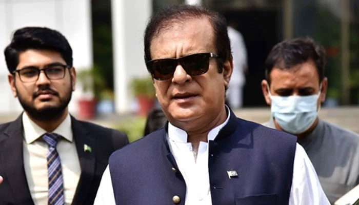 Pakistan Tehreek-e-Insaf (PTI) leader Senator Shibli Faraz on August 14, 2024. — Facebook@Senator Shibli Faraz