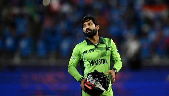 Pakistan captain Mohammad Rizwan gestures at the end of Sundays loss to India, February 23, 2024. —AFP