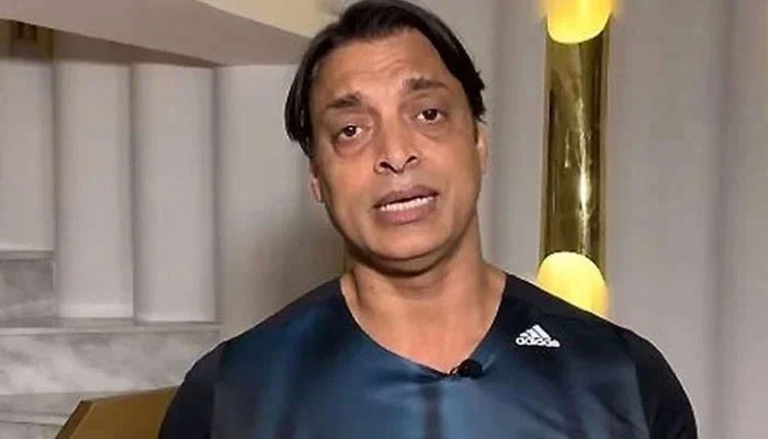 Pakistan’s legendary former pacer Shoaib Akhtar. — YouTube/Geo News/Screengrab