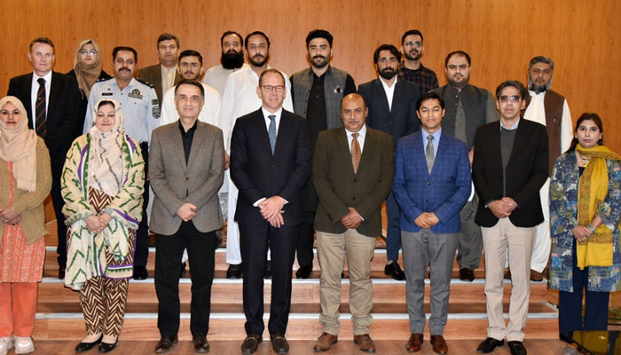 Participants pose for a photo during a ceremony after completing the Forensic Awareness Course on February 20, 2025. — Facebook@FIAAgencyOfficial