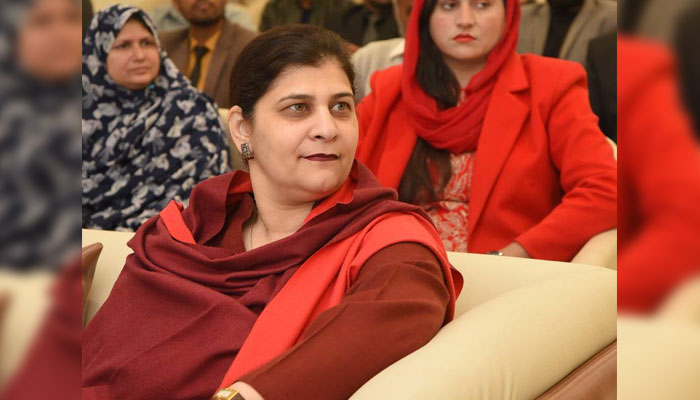 National Vocational and Technical Training Commission chairperson Gulmina Bilal looks on as she attend a event on February 20, 2025. — Facebook@NAVTTCOfficial