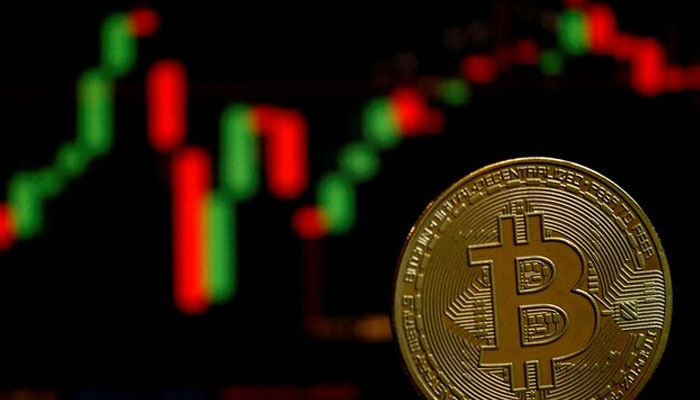 A representation of the virtual cryptocurrency Bitcoin is seen in this picture illustration taken June 14, 2021. — Reuters