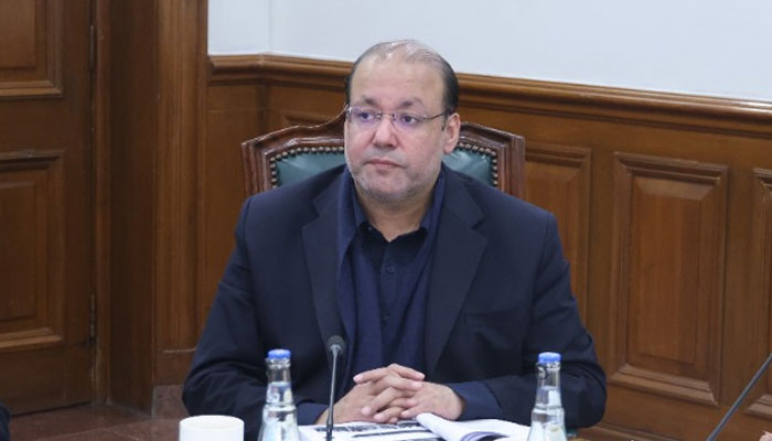 Provincial Minister for Industries and Commerce Chaudhry Shafay Hussain attends a meeting of the Standing Committee on Industries, Commerce and Investment in the committee room of the Punjab Assembly on February 27, 2025. — Facebook@ProvincialAssemblyofPunjab