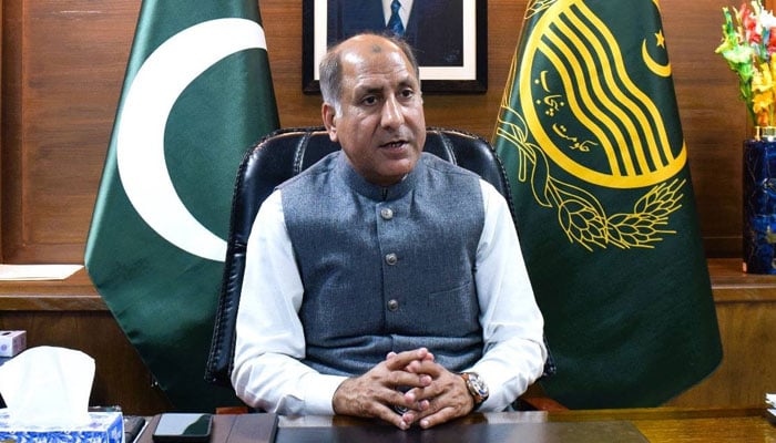 Secretary School Education Department Punjab Khalid Nazir Wattoo speaks in a meeting on January 30, 2025. — Facebook@SchoolEduPunjab