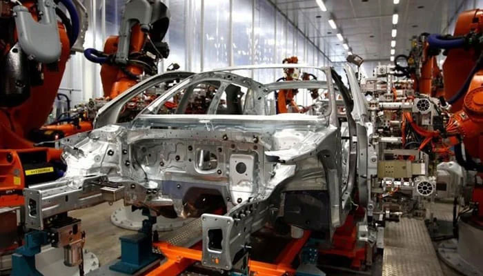 The representational image shows a Large-Scale Manufacturing (LSM) unit of car plant in Pakistan. — Reuters/File