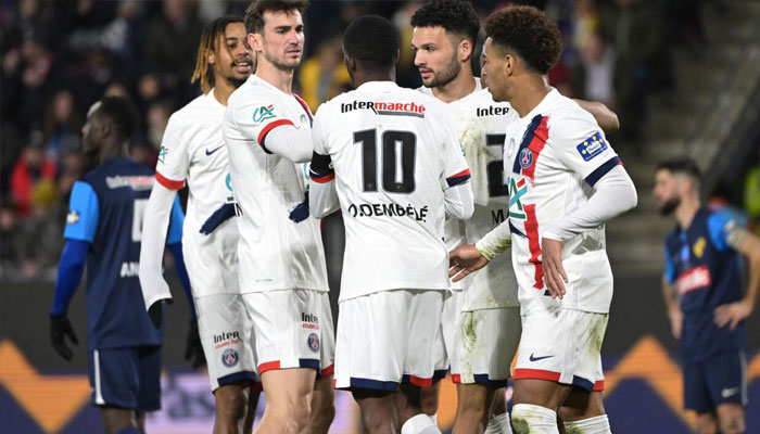 Paris Saint-Germain players. — AFP/File
