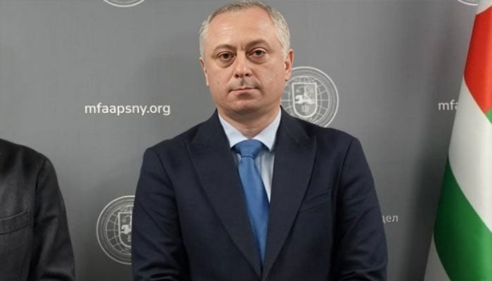 Pro-Russian politician Badra Gunba. — Ministry of Foreign Affairs of Abkhazia/File
