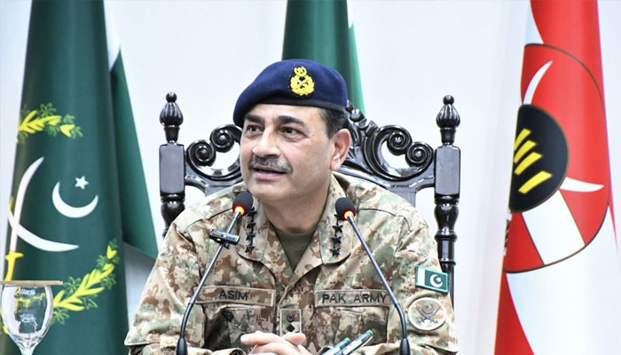 Chief of Army Staff (COAS) General Asim Munir. —Facebook@ISPROfficial1/File