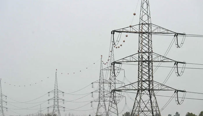 A general view of the high-voltage lines. — AFP/File