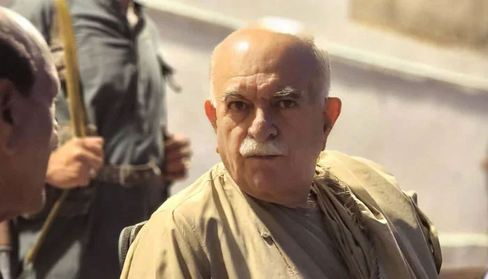Pakhtunkhwa Milli Awami Party Chairman Mahmood Khan Achakzai looks on in this image. — X@MKAchakzaiPKMAP/File
