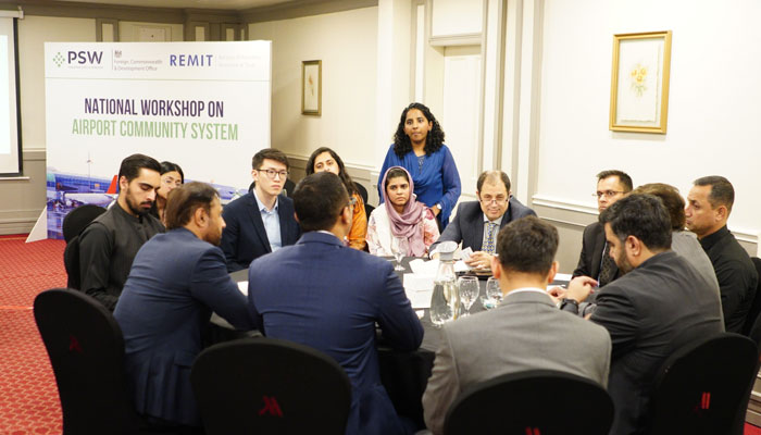 Attendees attending workshop on  airport community system (ACS) on March 3, 2025. —Facebook@pakistansinglewindow