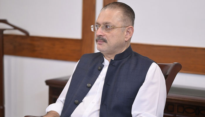 Sindh Information Minister Sharjeel Inam Memon chairs an important meeting of the information department on March 3, 2025. — Facebook@SharjeelInamMemon63
