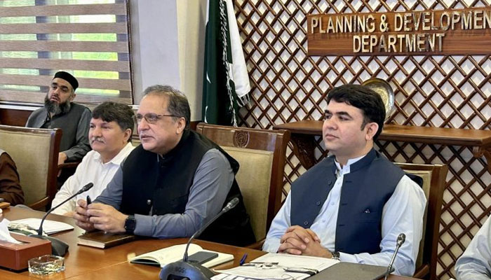 Ikramullah Khan, Additional Chief Secretary of the Planning and Development Department chairs the meeting of the Provincial Development Working Party (PDWP) KP on Oct 10, 2024. — PNDKP website