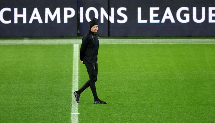 Paris Saint-Germain coach Luis Enrique. — AFP File