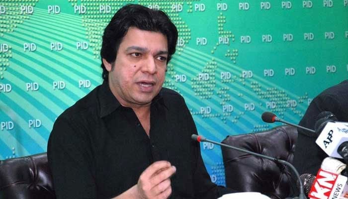 Senator Faisal Vawda addresses a press conference in Islamabad. — PID/File