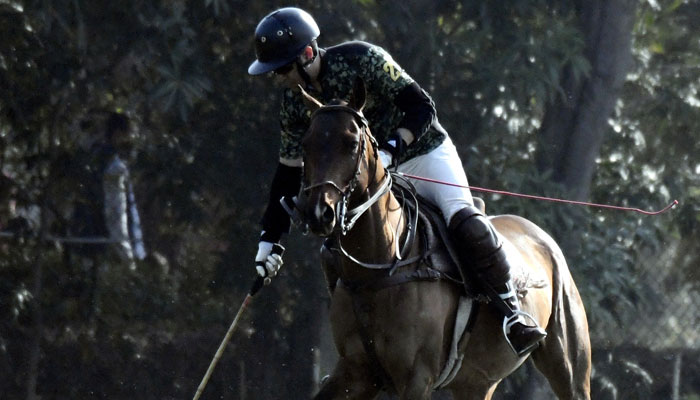 A polo player in action at Lahore Polo Club. — Facebook@Lahore Polo Club/File