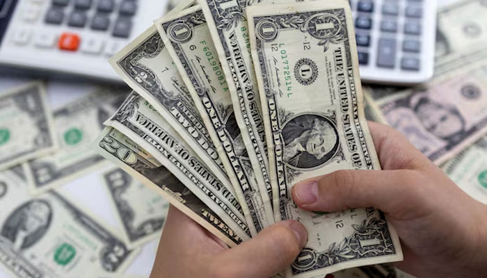 Woman holds US dollar banknotes in this illustration taken May 30, 2022. — Reuters