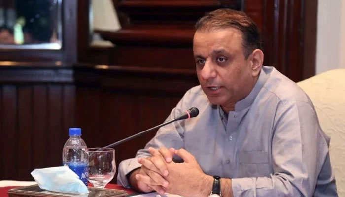 Federal Minister for Privatisation Board of Investment and Communications Abdul Aleem Khan speaks during an event. — X@abdul_aleemkhan/File