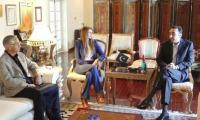 Bilawal meets UK HC, French envoy, US diplomat