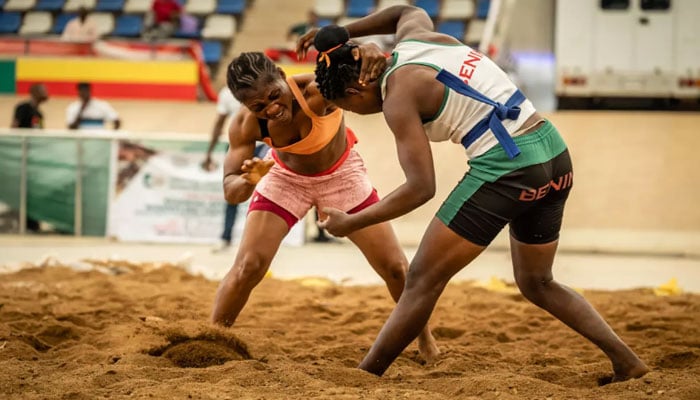 The representational image of the 2025 ECOWAS wrestling tournament. — AFP/File