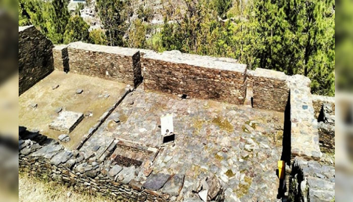 A view of the Sultan Mahmud Ghaznavi Mosque in Swat. — Facebook@KPDOAMOfficial/File