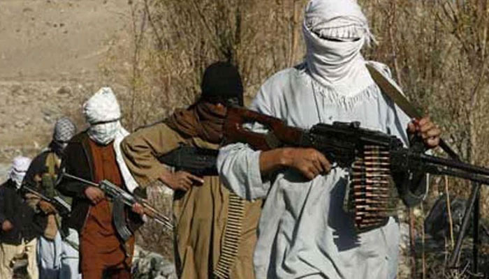 Taliban fighters pose with weapons in an undisclosed location. — Reuters/File