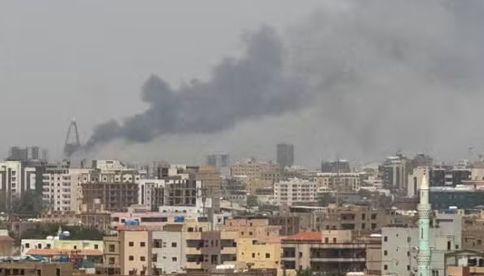 Plumes of smoke rise during clashes between the paramilitary Rapid Support Forces and the army in Khartoum, Sudan, September 26, 2024. — Reuters