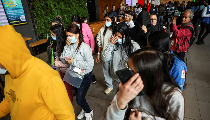 Colombians deported from the United States arrive at El Dorado International Airport in Bogota, Colombia, January 28, 2025.—Reuters