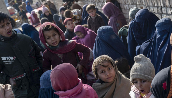 This file photo shows Afghans deported from Pakistan in 2024. —AFP/File
