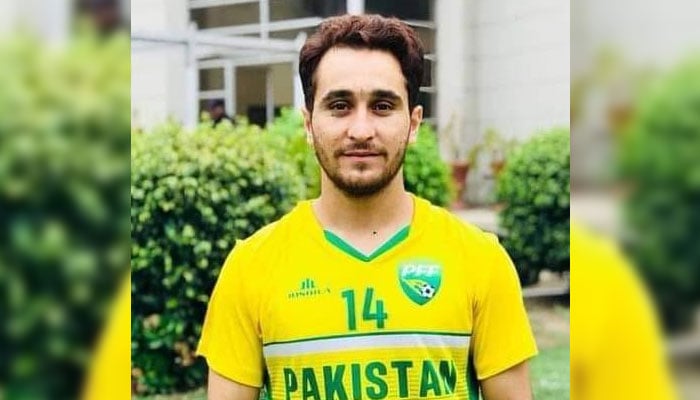 Pakistani footballer Mohammad Riaz seen in this image. — Facebook@Muhammad Riaz/File