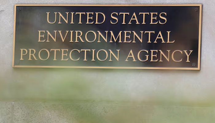Signage is seen at the headquarters of the United States Environmental Protection Agency (EPA) in Washington, DC, US, May 10, 2021. —Reuters
