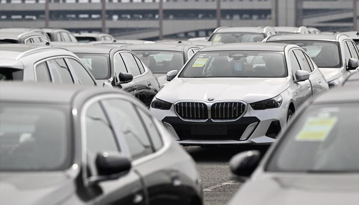 BMW cars seen in this undated image.— AFP/File