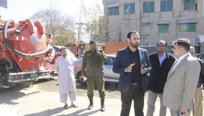 Commissioner Rawalpindi Municipal Corporation on a visit.— Facebook@MetropolitanCorporation/File