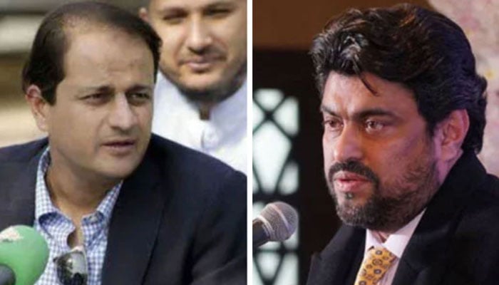 This collage shows Karachi Mayor Barrister Murtaza Wahab (left) and Sindh Governor Kamran Khan Tessori (right). — Facebook@Barrister Murtaza Wahab/X@spl20official/File