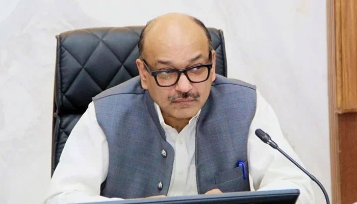 Chairman Planning and Development (P&D) Board Barrister Nabeel Ahmad Awan chairs a meeting on August 13, 2024. — Facebook@PnDBPb