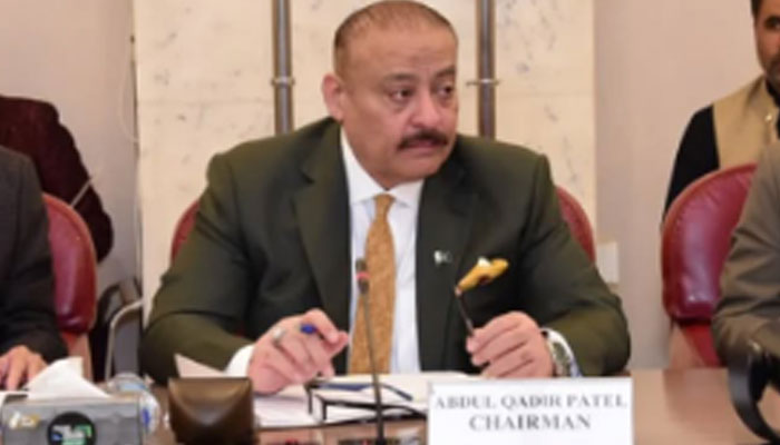 Chairman National Assembly’s Standing Committee on Interior MNA Abdul Qadir Patel presides over a meeting on February 25, 2025. — Facebook@abdulqadirpatelofficial