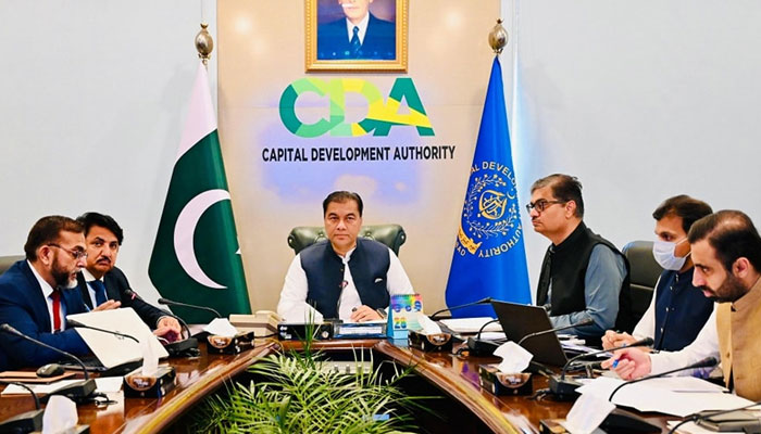 Chairman Muhammad Ali Randhawa chairs the sixth meeting of the Capital Development Authority (CDA) Board on March 28, 2025. — Facebook@cda.isb.pk