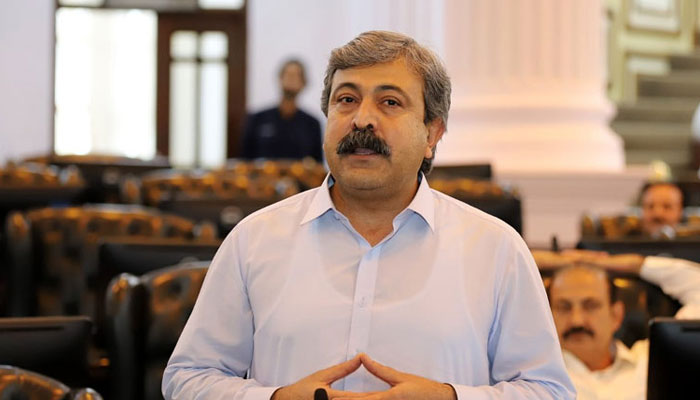 Pakistan Tehreek-e-Insaf (PTI) MPA Arbab Muhammad Waseem Khan seen in this image. — Radio Pakistan/File