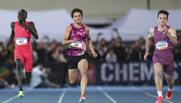 Australian sprinting prodigy Gout Gout in action. — AFP/File