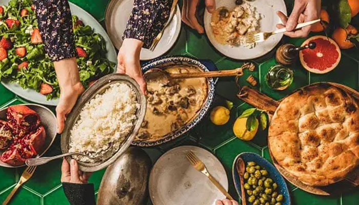 This representational image shows Muslims having Iftar during Ramadan. — Unsplash/File